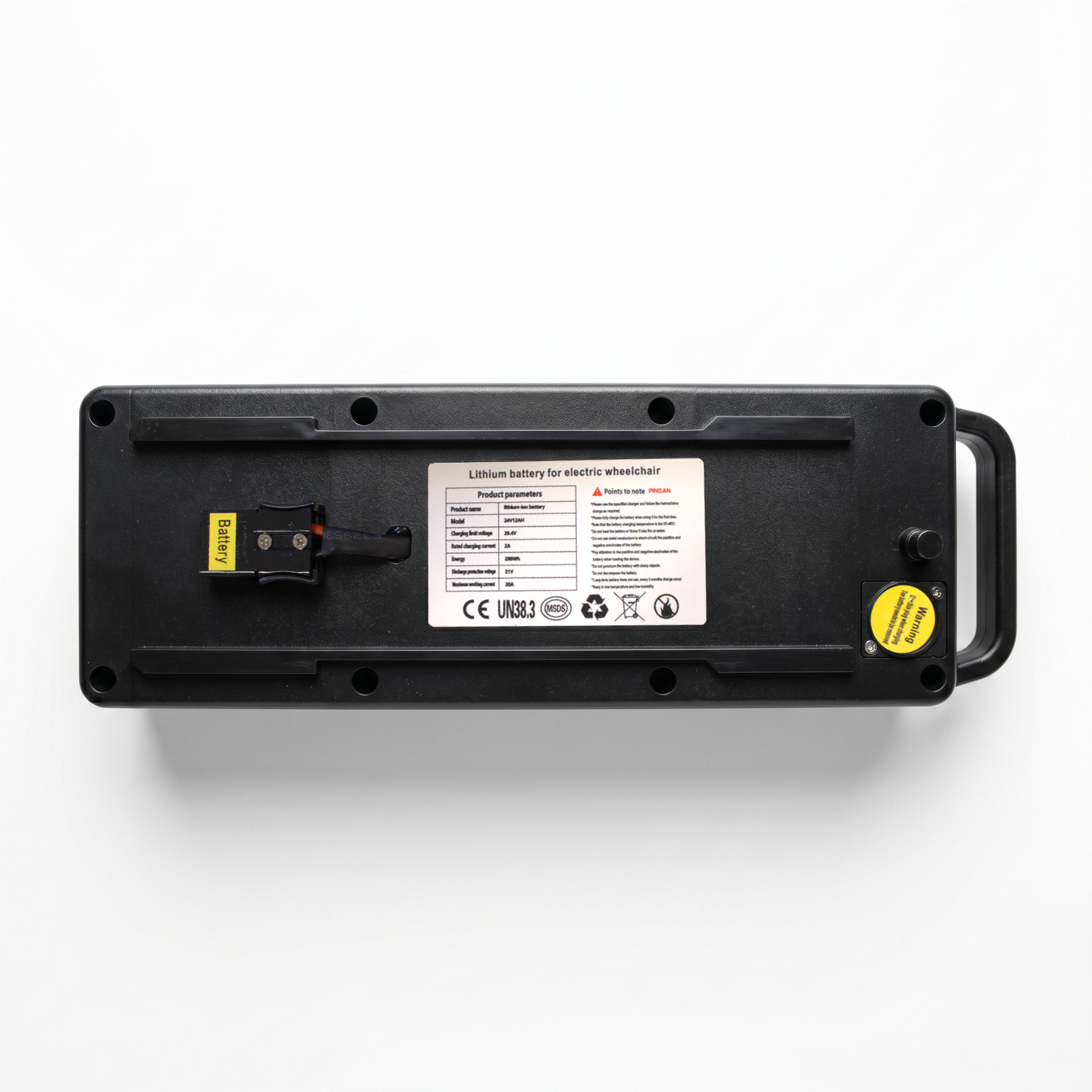 Additional 24V 12Ah Lithium-ion Battery for ML-250 Comfort Powerchair