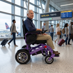 Mobility Life ML-250 – Comfort Electric Wheelchair (Purple)