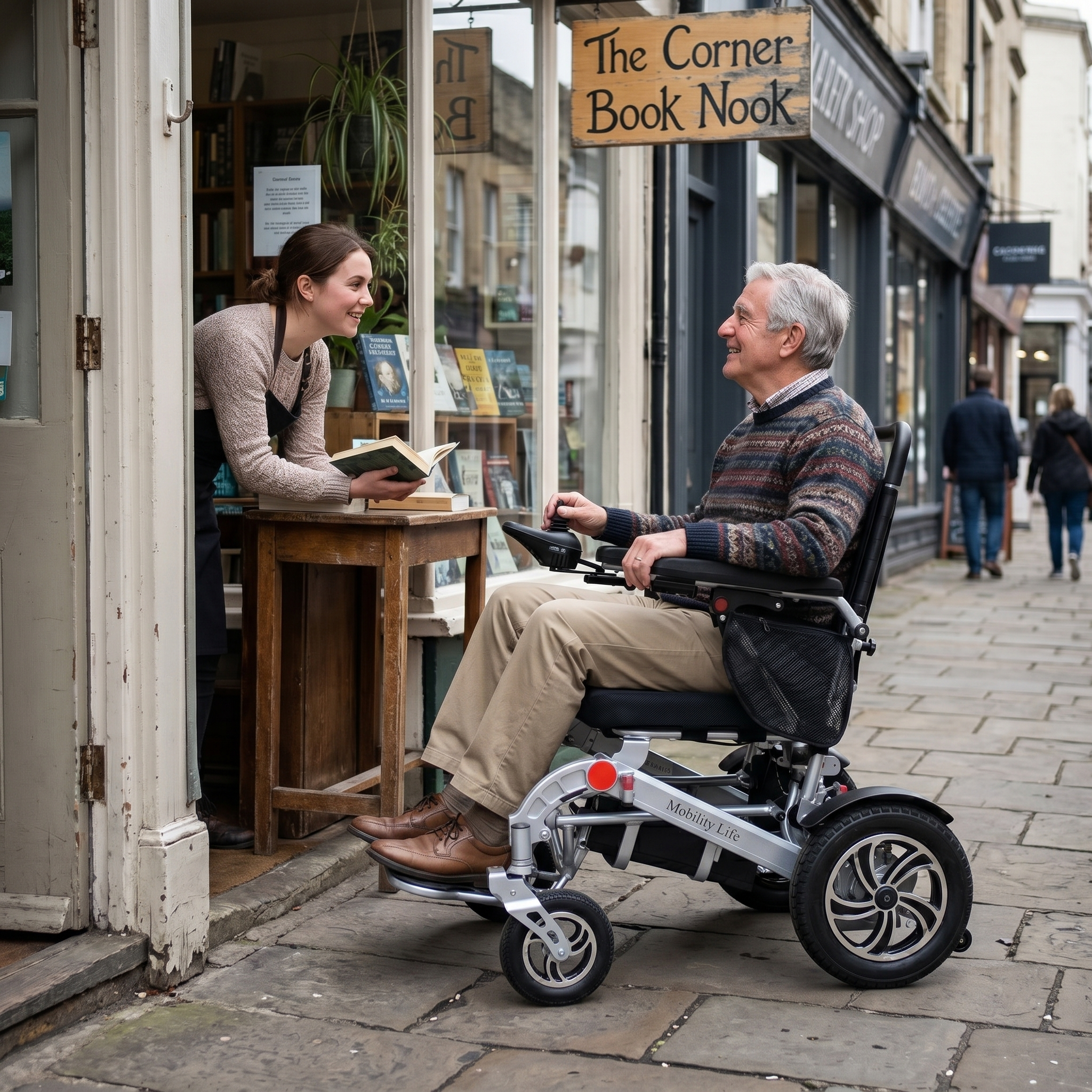 Mobility Life ML-250 – Comfort Electric Wheelchair (Silver)