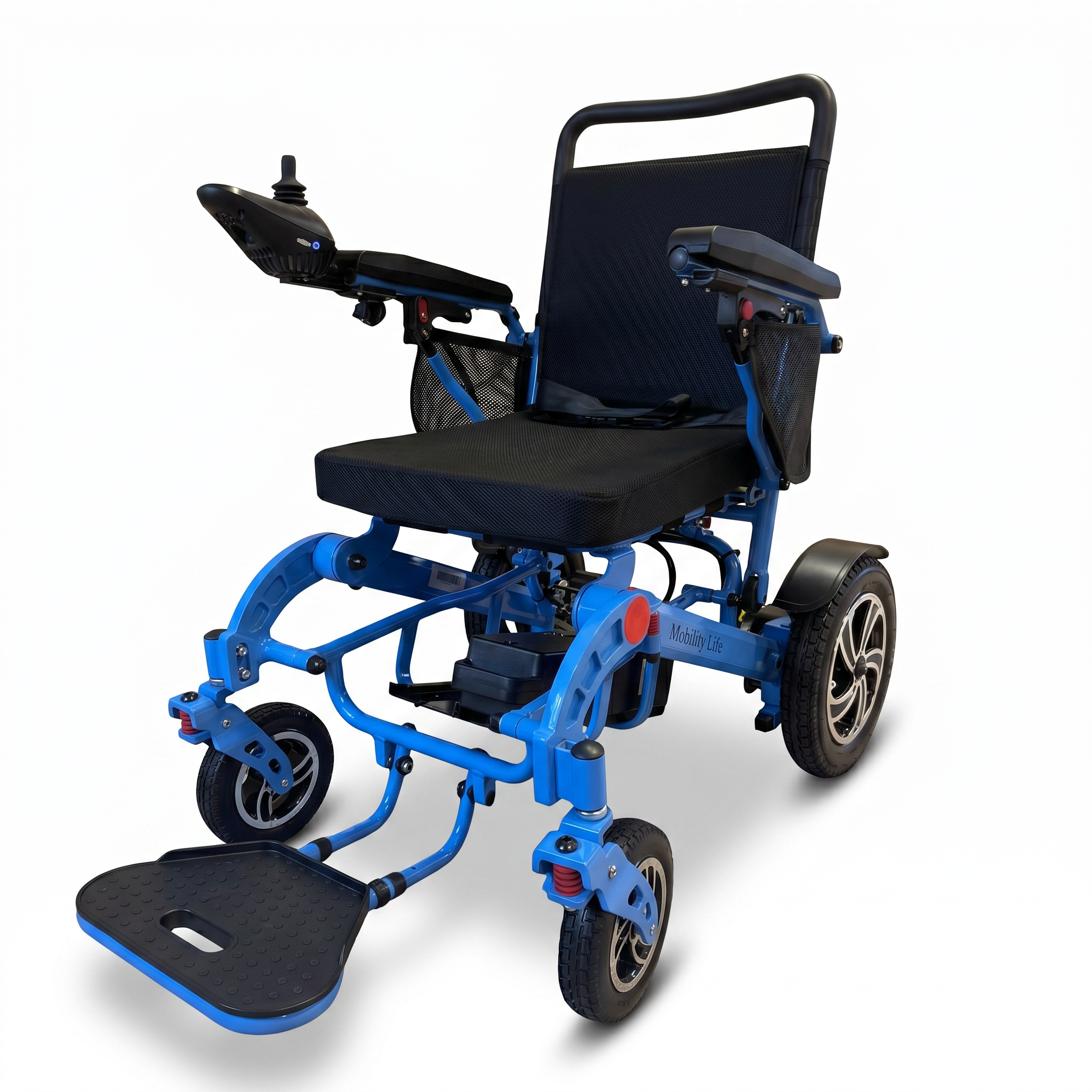 Mobility Life ML-250 – Comfort Electric Wheelchair (Blue)