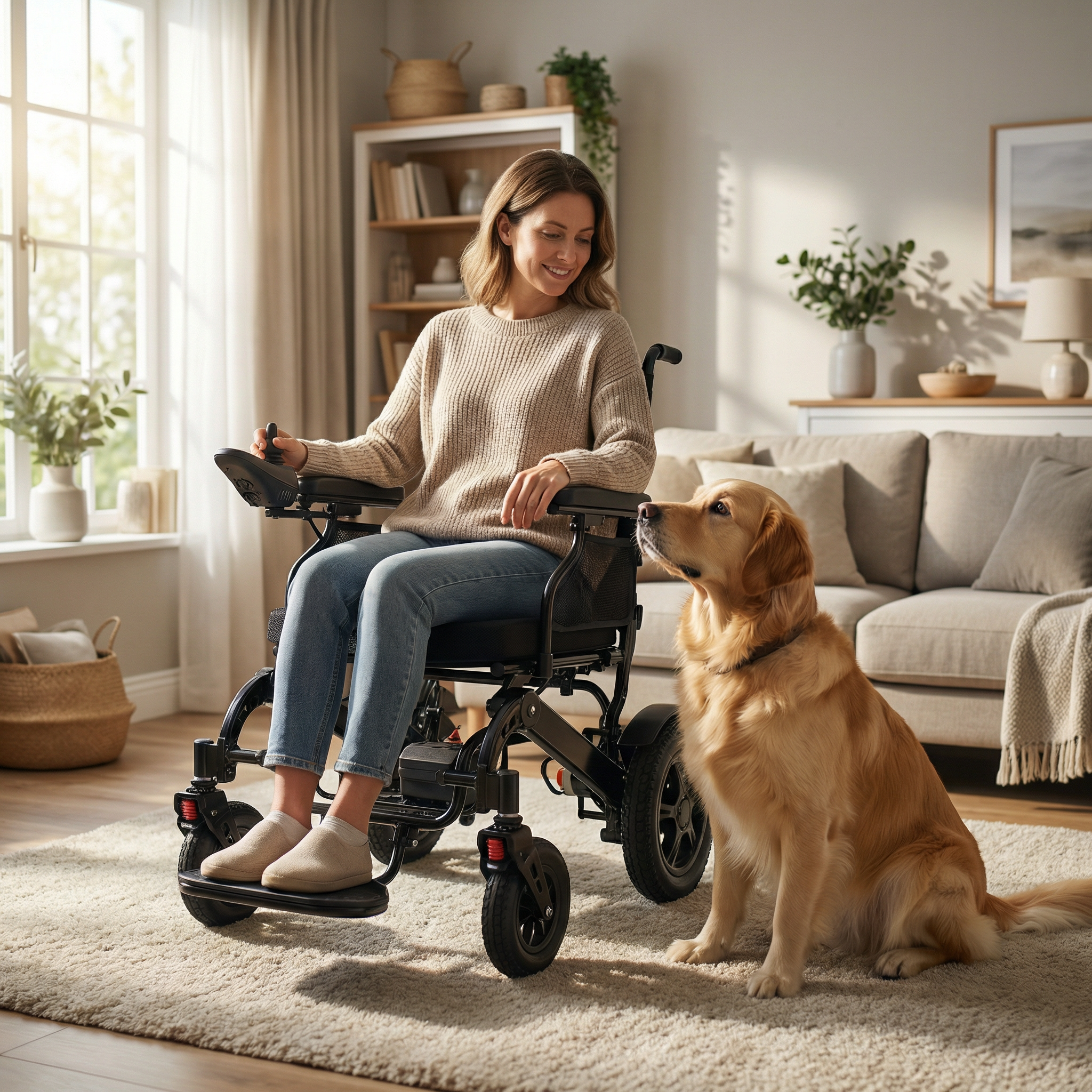 Mobility Life ML-250 – Comfort Electric Wheelchair (Black)