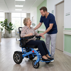 Mobility Life ML-250 – Comfort Electric Wheelchair (Blue)