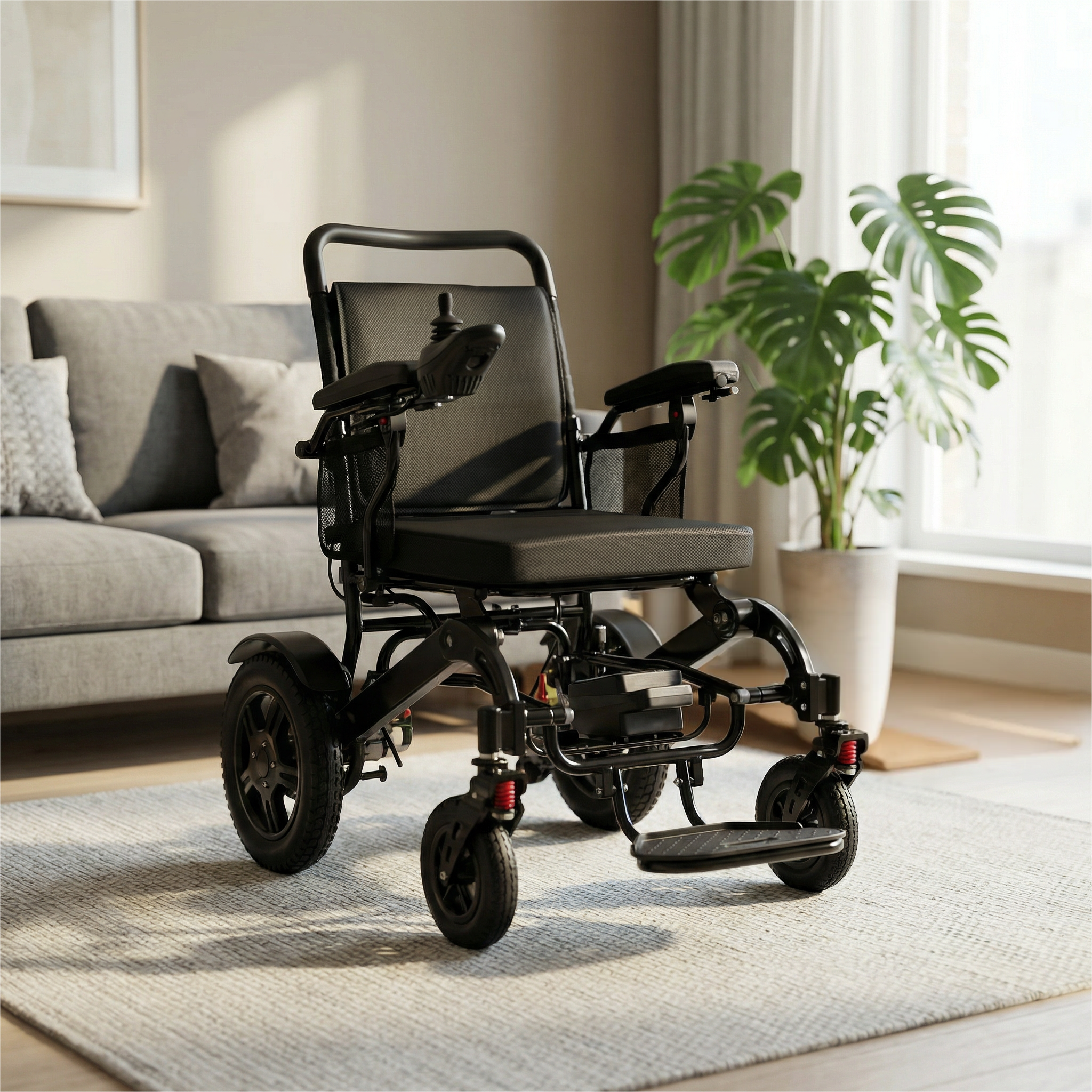 Mobility Life ML-250 – Comfort Electric Wheelchair (Black)