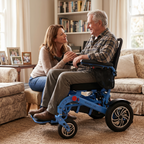 Mobility Life ML-250 – Comfort Electric Wheelchair (Blue)