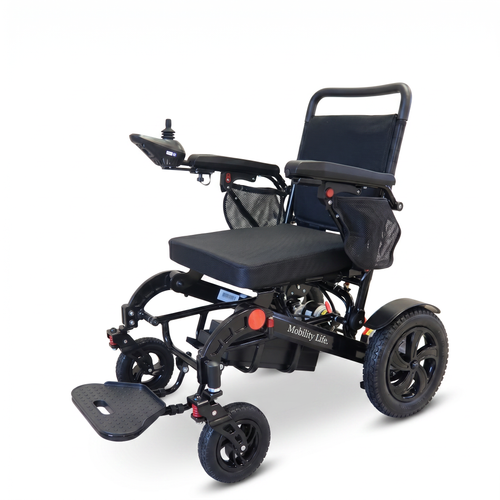 Mobility Life ML-250 – Comfort Electric Wheelchair (Black)