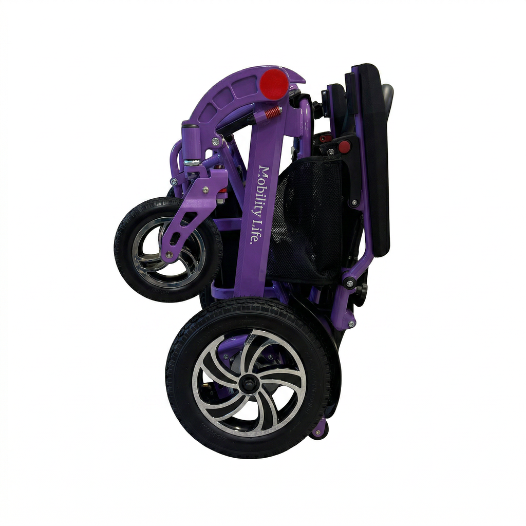 Mobility Life ML-250 – Comfort Electric Wheelchair (Purple)