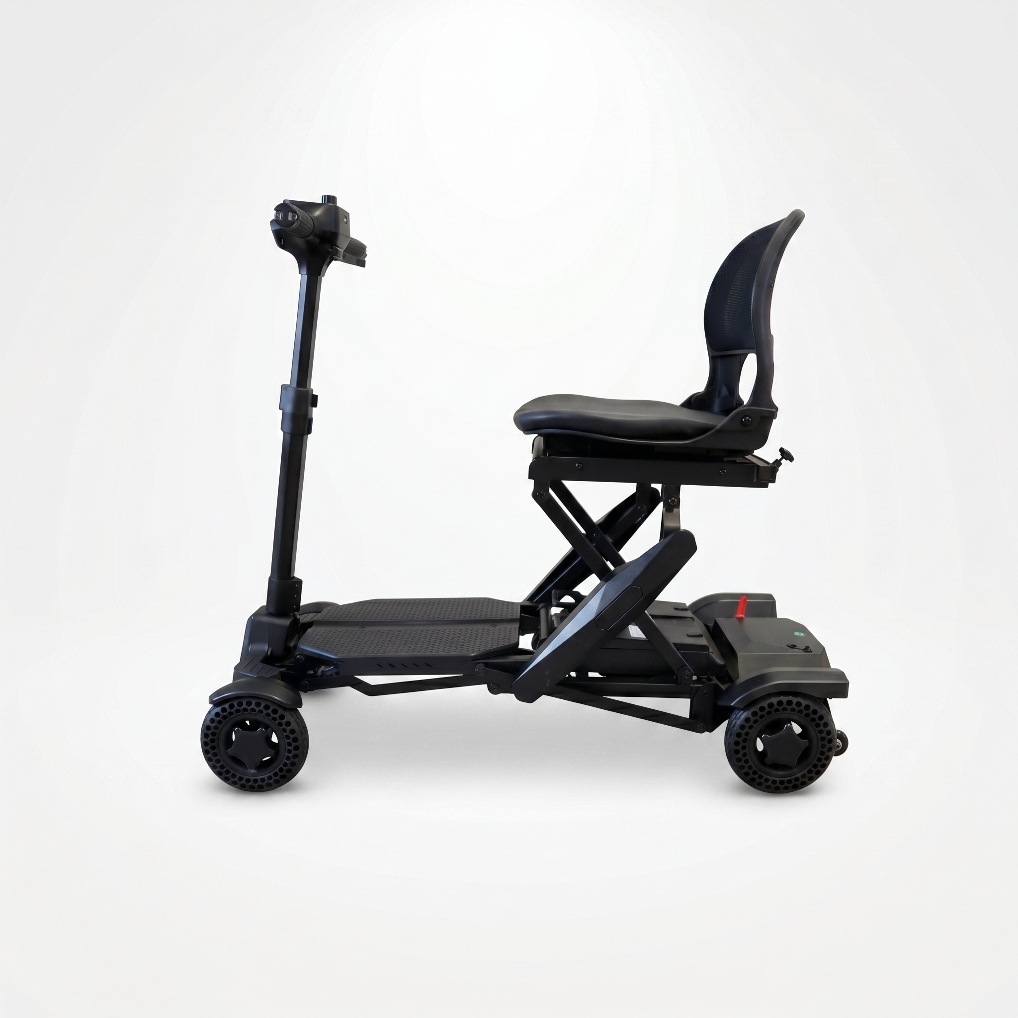 Mobility Life ML-600 – Prime Automatic Folding Mobility Scooter (Black)