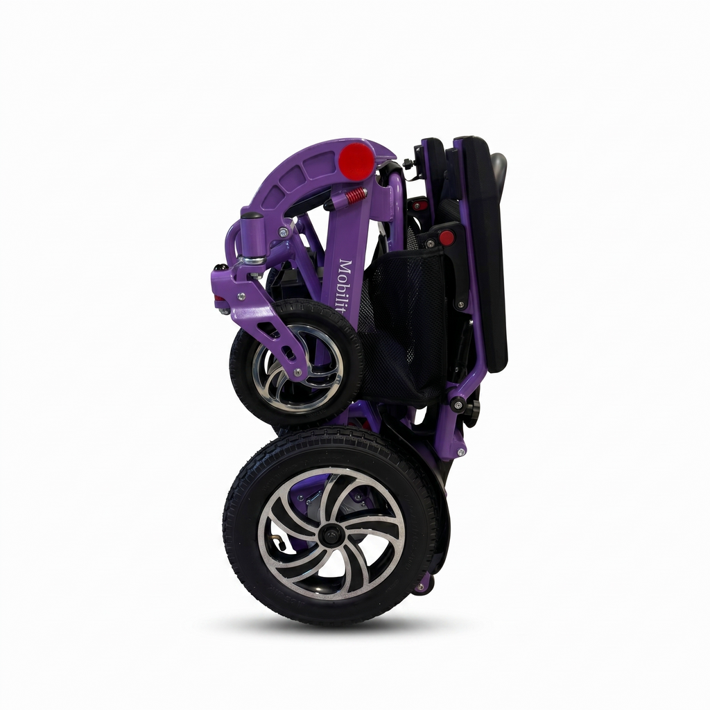 Mobility Life ML-250 – Comfort Electric Wheelchair (Purple)