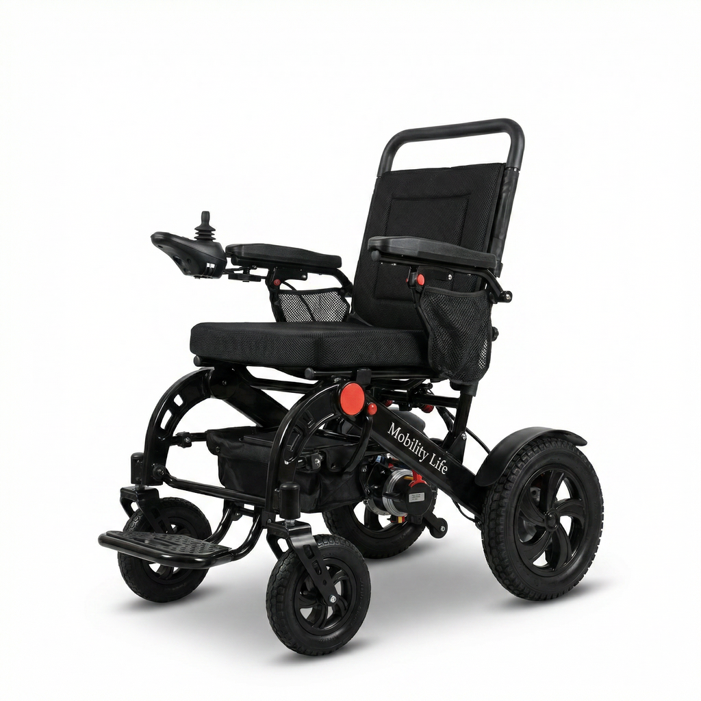 Mobility Life ML-250 – Comfort Electric Wheelchair (Black)