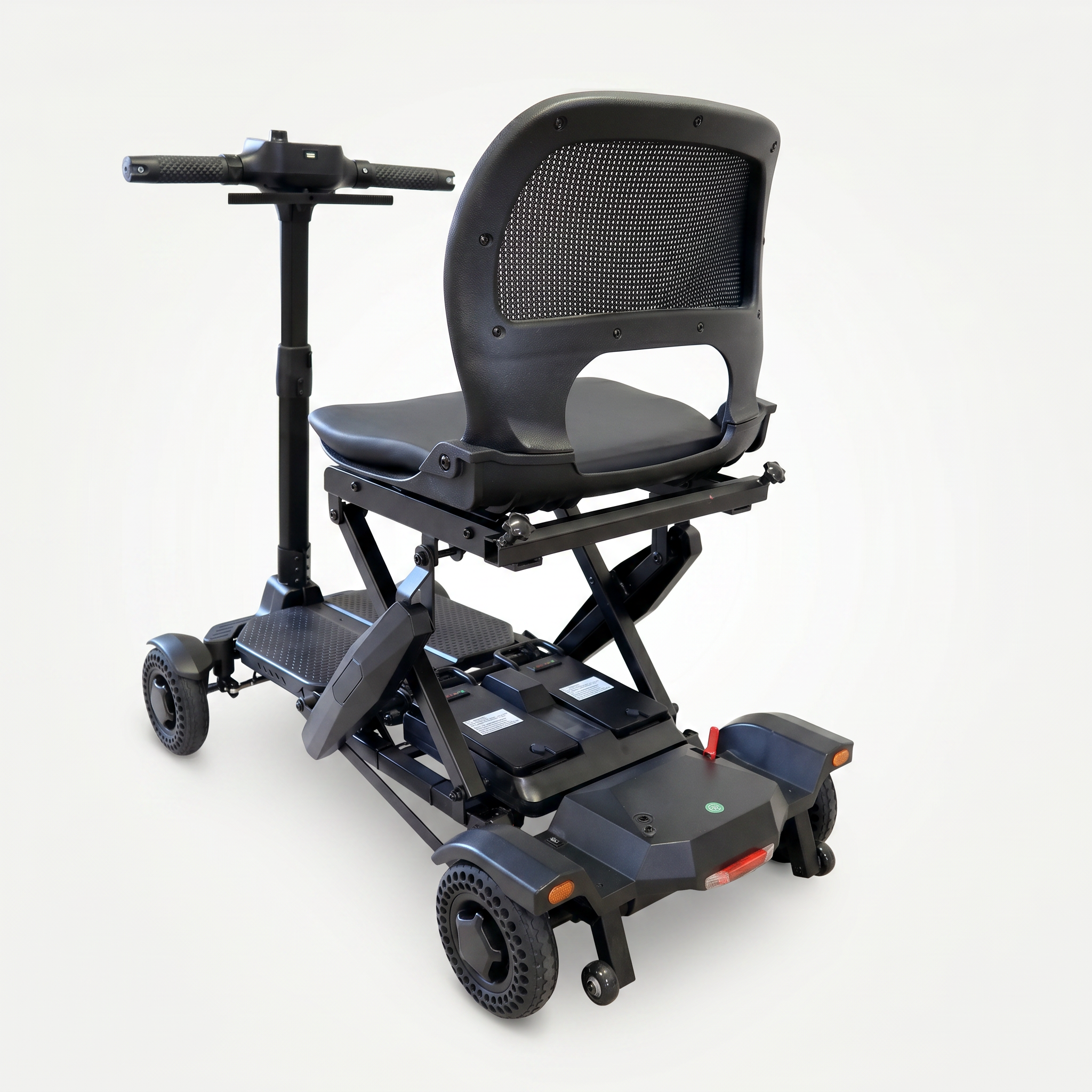 Mobility Life ML-600 – Prime Automatic Folding Mobility Scooter (Black)