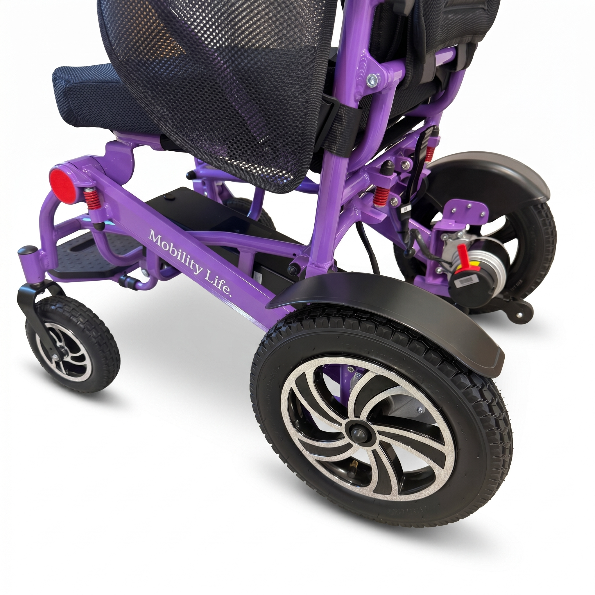 Mobility Life ML-250 – Comfort Electric Wheelchair (Purple)