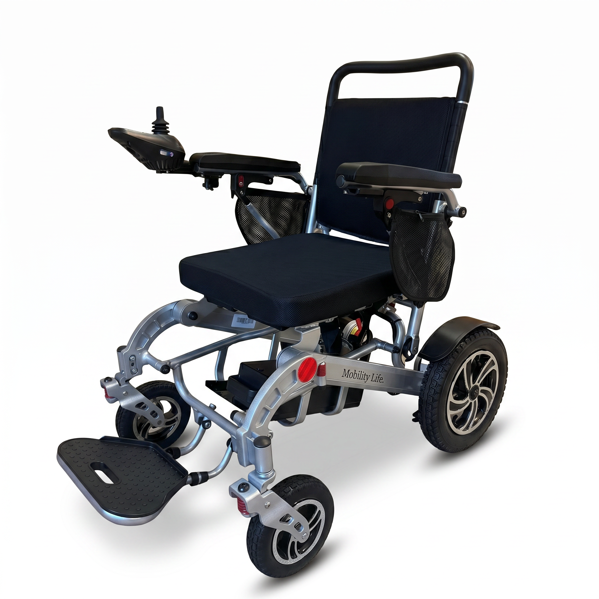 Mobility Life ML-275 – Comfort Wide Electric Wheelchair (Silver)