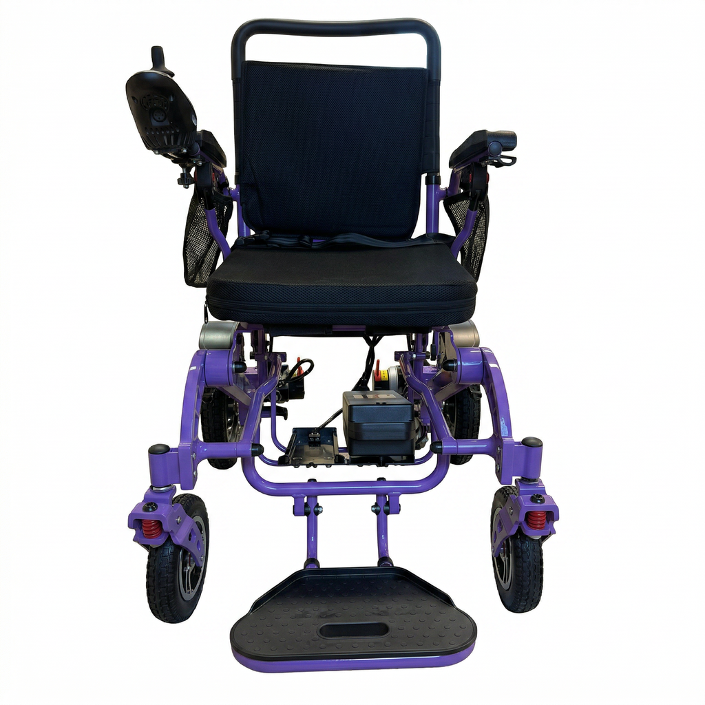 Mobility Life ML-250 – Comfort Electric Wheelchair (Purple)