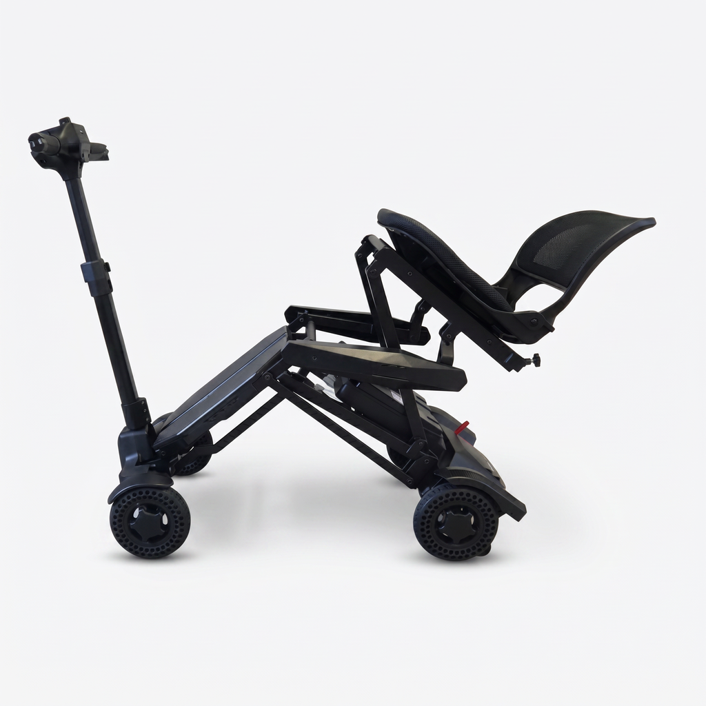 Mobility Life ML-600 – Prime Automatic Folding Mobility Scooter (Black)