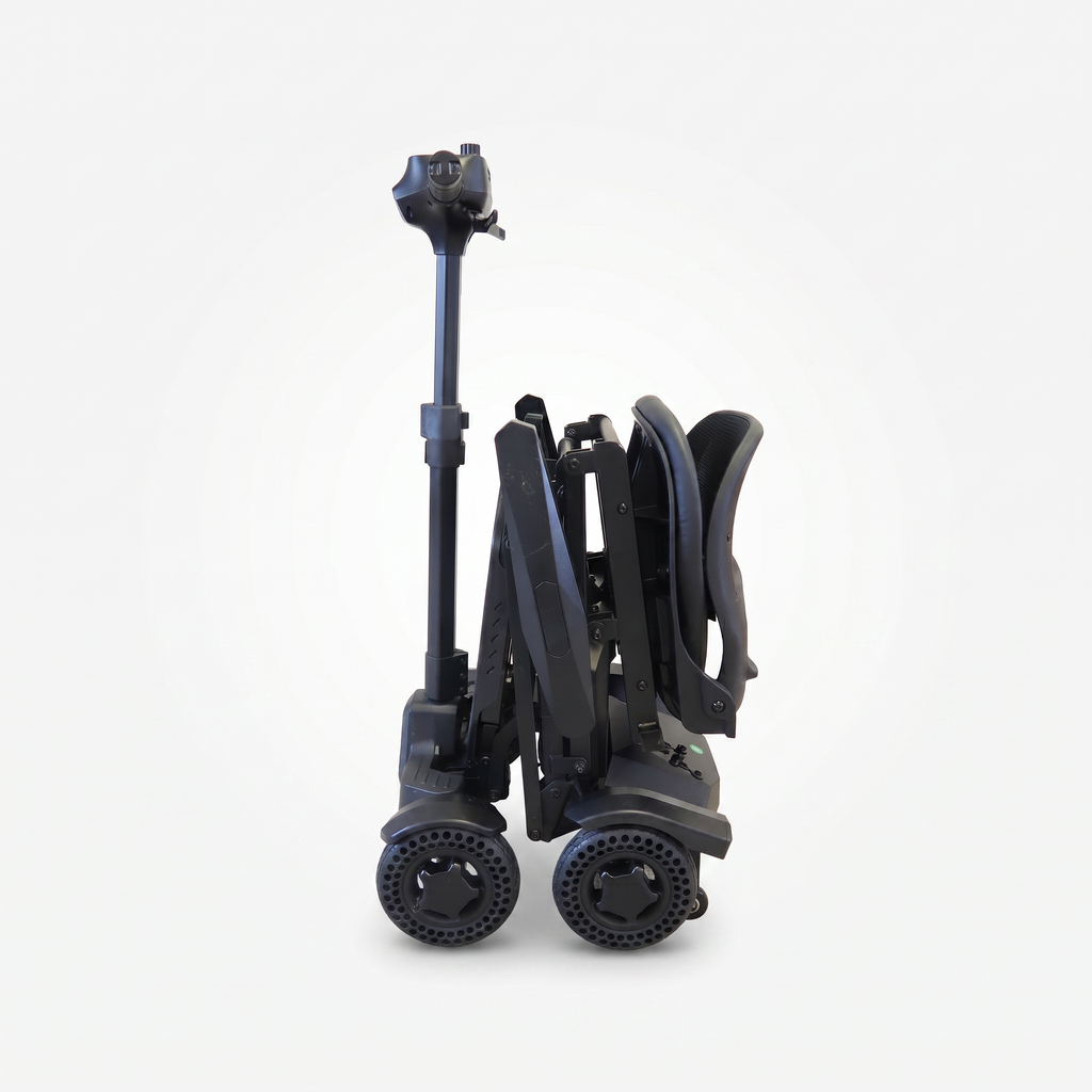 Mobility Life ML-600 – Prime Automatic Folding Mobility Scooter (Black)