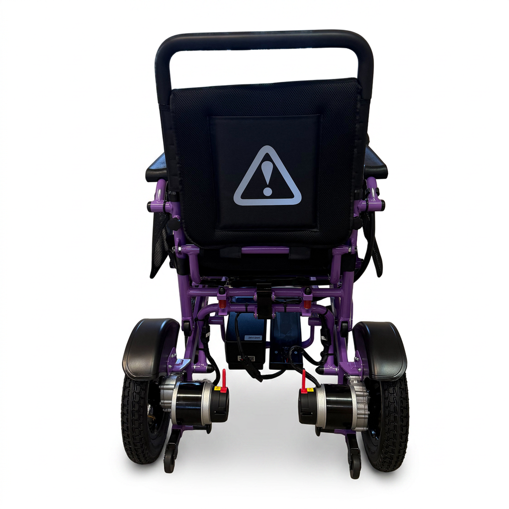 Mobility Life ML-250 – Comfort Electric Wheelchair (Purple)