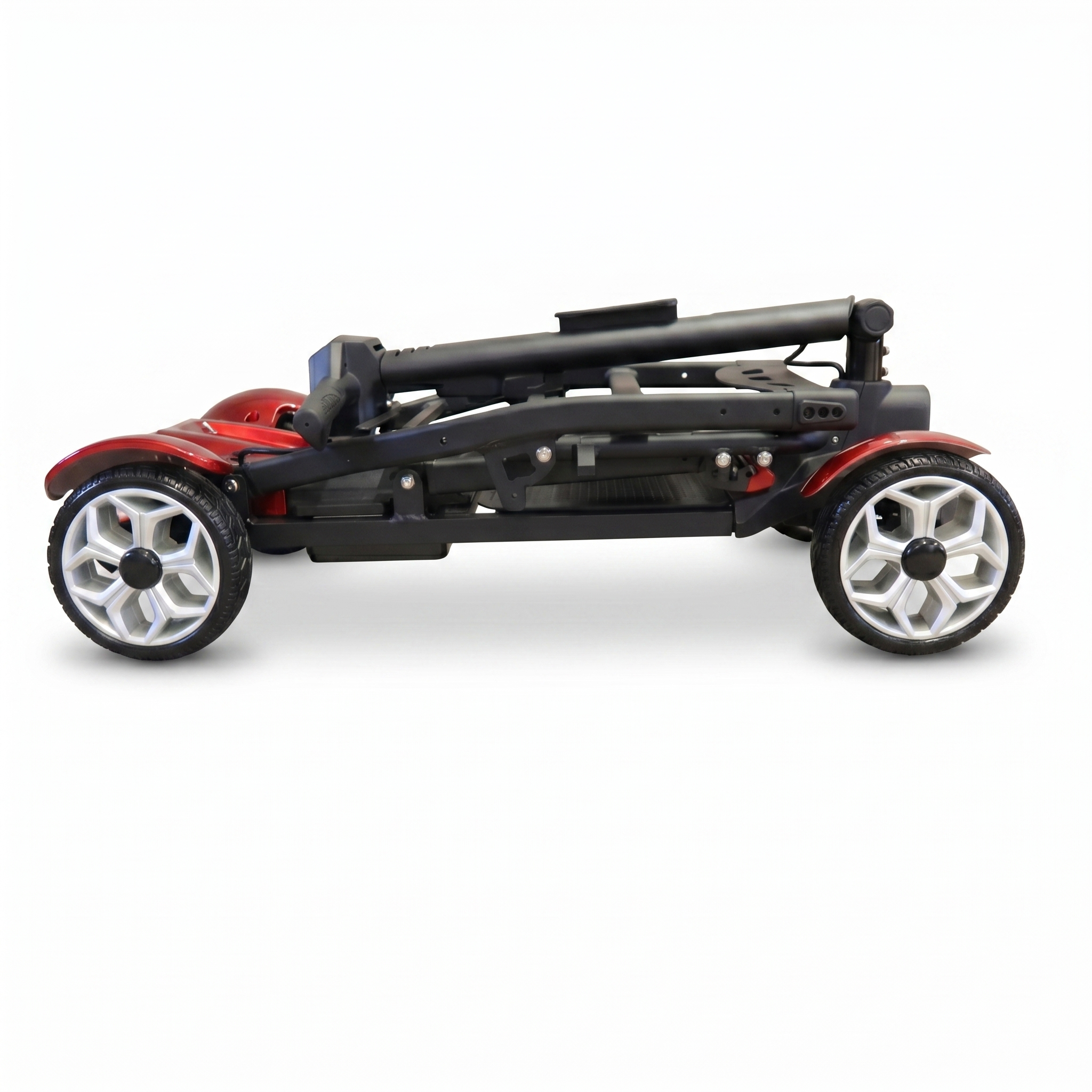 Mobility Life ML-500 – Compact Folding Mobility Scooter (Red)