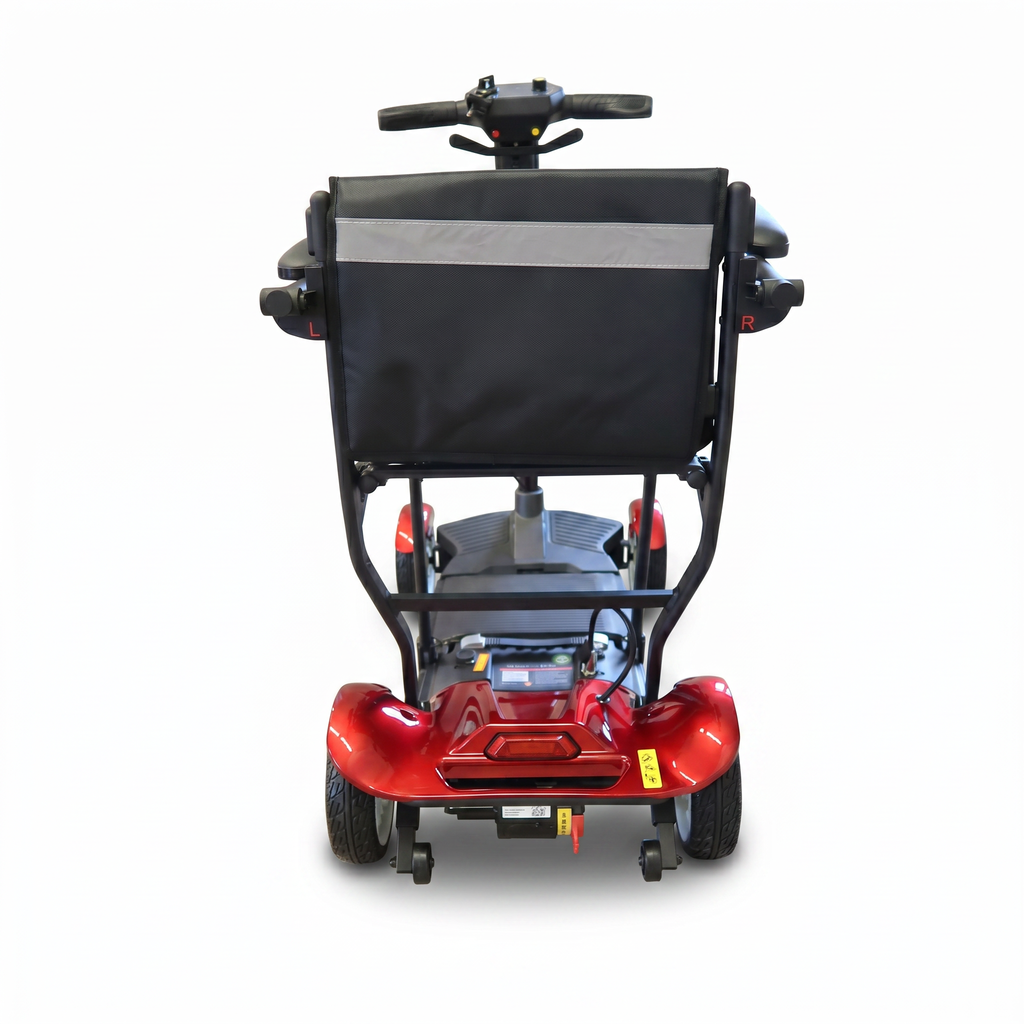 Mobility Life ML-500 – Compact Folding Mobility Scooter (Red)
